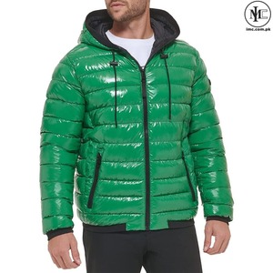 Y2K Style Hooded Puffer Jacket Winter Quilted Warm Regular <b>Bubble</b> <b>Coat</b> Streetwear Fashion Front Logo - Product Image 1