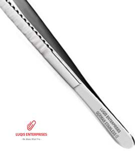 Pinzas para Tejido Vascular Debakey, Instrumento Quirúrgico Angulado de Acero Inoxidable, Pinzas Médicas de Precisión para Tejido Delicado - Product Image 3