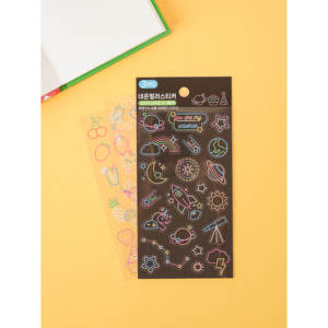 Adesivi decorativi Color Neon acquista confezione da 3 - Product Image 1