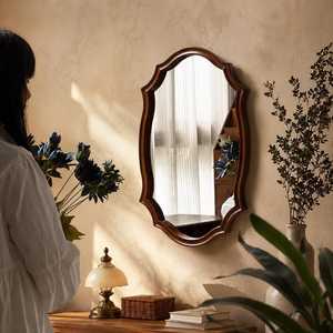 Artisan <b>Crafted</b> Wooden Wall <b>Mirror</b> for Living Room Decor - Product Image 6