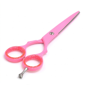 Ciseaux de barbier professionnels de couleur rose, lame de rasoir, 6,5 pouces, instruments de beauté, qualité supérieure, acier inoxydable - Product Image 5