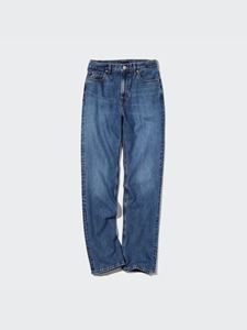 Jean en denim délavé taille haute pour homme - Respirant et imperméable 100 % coton - Product Image 4
