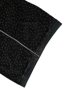 Custom Men's Crystal Studded Full <b>Rhinestone</b> Zip Up Hoodie 100% Cotton Oversized Streetwear Fleece <b>Jacket</b> Autumn OEM - Product Image 6