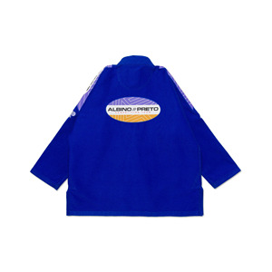 Kimono de BJJ, Uniforme 100% Algodón, Azul, Corte Regular, Unisex, para Adultos, Ropa de Artes Marciales, Logotipo con Impresión por Transferencia de Calor en la Manga Izquierda - Product Image 6