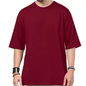 Camiseta de algodón de 240 GSM para hombre, corte holgado, manga corta, estilo urbano, con logo personalizado en relieve, ropa premium en blanco. - Product Image 6