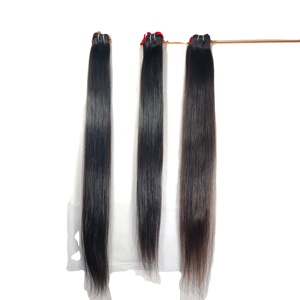 Extensions de cheveux humains à cuticule alignée à double trame pour donneur unique, tissage indien brut, ondulations non traitées, vierge 100% - Product Image 1