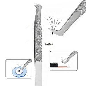 Coffret de beauté en acier inoxydable avec Logo personnalisé, coffret pour Extension de cils, pince à épiler, or, boîte à outils OEM - Product Image 2