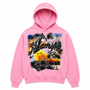 Sweat à capuche personnalisé en molleton 100 % coton épais 450 GSM, imprimé en relief, coupe classique, streetwear d'hiver, service OEM - Product Image 6