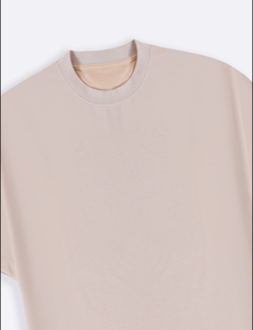 T-shirt surdimensionné 2026 en coton délavé à l'acide, coupe épaule tombante, style streetwear, avec logo imprimé en relief pour homme - Product Image 5