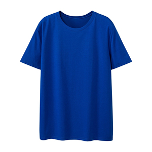 Camiseta Juvenil de Cuello Redondo, Corte Holgado, 180G CVC, con Logotipo Personalizado Bordado, Precio de Fábrica de Bangladesh y China, OEM - Product Image 3