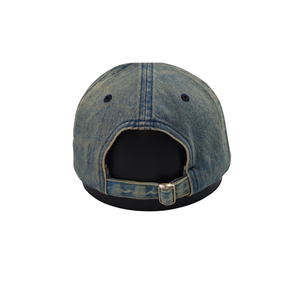Factory Supplier Everyday Wear Custom Soft Multi <b>Panel</b> Form Denim Baseball Cap Casual Style 100% Polyester Unisex All Seasons - Product Image 6