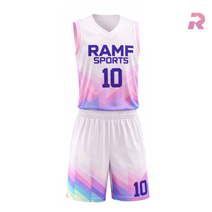 Uniformes de Baloncesto Personalizados para Equipo, Conjunto de Camiseta Reversible para Adultos, 100% Poliéster, Transpirable, Absorbe la Humedad, Tallas Grandes - Product Image 1