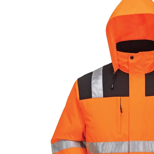 Vêtements de travail réfléchissants OEM à haute visibilité, veste et pantalon de sécurité à prix bas en gros, uniforme de travail de classe 2, vêtements professionnels - Product Image 6