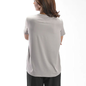 Camiseta Deportiva de Manga Corta de Alta Elasticidad para Correr, Hacer Ejercicio, Gimnasio, Yoga, Ropa Deportiva de Verano - Product Image 5