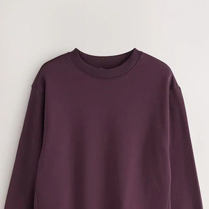 เสื้อสเวตเชิ้ตพรีเมียม ผ้าฝ้ายฟลีซ 100% สวมใส่สบาย แขนยาว อุ่นสำหรับฤดูหนาว คอกลม ทรงพอดีตัว ระบายอากาศได้ดี เป็นมิตรต่อสิ่งแวดล้อม - Product Image 4