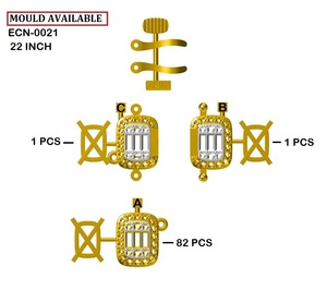 Cadena Cubana Pesada Lurba Jewels con Diamantes Baguette VVS Cultivados en Laboratorio, Estilo Hiphop, Certificación IGI, para Hombre y Mujer, Oro 10K/14K/18K - Product Image 3
