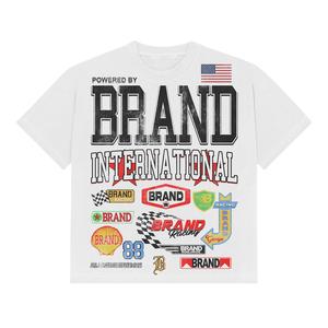 Camisetas Deportivas Personalizadas de Alta Demanda, 100% Algodón, Cuello Redondo, Corte Holgado para Hombre, Precios al por Mayor - Product Image 3