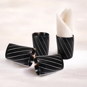 Handmade Eco-Friendly Buffalo Horn Cup | Natural Modern Drinking Mug Natural Shape for <b>Beer</b> Wine Mead | F S INTERNATIONAL Uttar - Product Image 2