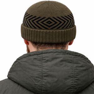 Gorro de Punto Unisex para Invierno, Cálido, Transpirable, Impermeable, con Estampado Digital, Ajustable, Estilo Urbano - Product Image 4