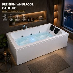 Bañera Acrílica Moderna de Lujo SFS-7 M, Impermeable, con Función de Masaje, para Baños de Lujo, Suministro Directo de Fábrica, desde India - Product Image 1