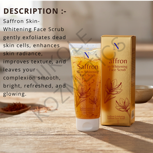 Saffron Skin Whitening Gel Face Mask Gentle Exfoliating for Bright Tone Smooth Texture Radiant Glowing Skin Sea Shipping - Product Image 5