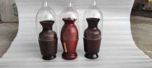 Quemador de Bakhoor Religioso Artesanal de Sándalo y Resina con Tapa de Cristal, Soporte Premium para Incienso Árabe Oud Dukhoon al por Mayor - Product Image 6