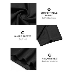 Chemise Henley pour homme, t-shirt basique, respirant, anti-transpiration, boutonné, manches courtes, décontracté, été, mélange de coton, léger - Product Image 5