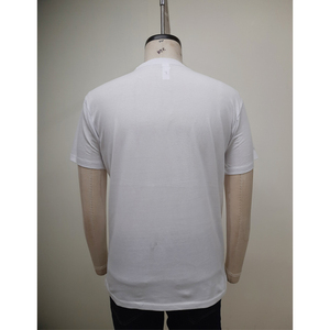 Camiseta Sólida Minimalista para Hombre, Clásica, Informal, de Moda, Tejido de Algodón Suave, Cómoda y Ligera, Perfecta para Uso Diario, Estilo Urbano - Product Image 3