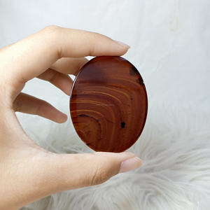 Venta al por Mayor de Gemas de Cristal Curativas de Ámbar Natural de Sumatra, Indonesia, Pulido, con Forma Lisa, de Alta Calidad, Tamaño 55X4,5X5 mm - Product Image 4