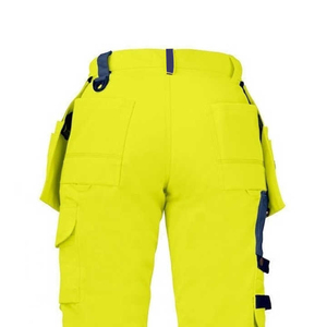 Men's Cotton Hi Vis Reflective Safety <b>Work</b> <b>Pants</b> <b>Cargo</b> Trousers with Anti-Bacterial and Digital Printing - Product Image 5