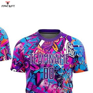 Maillots de football sublimés 100% polyester, design personnalisé, séchage rapide, respirant, léger, unisexe, pour adultes - Product Image 4
