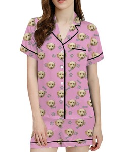 Women <b>White</b> Short Sleeve Pajama <b>Set</b> With Black Trim Turn-down Collar Cotton Casual Sleepwear Summer Shorts Style - Product Image 6