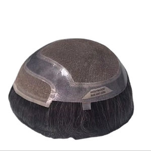 Taz Hair BD Prótesis Capilar de Cabello Humano Remy Indio con Onda Natural y Frente de Encaje, Calidad Premium - Product Image 1