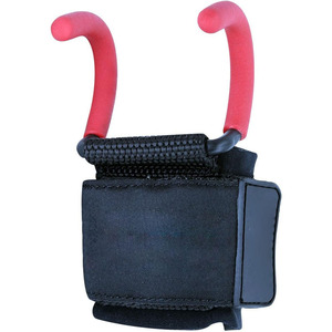 SAAR Industries Heavy Duty <b>Gym</b> Rod Hooks for Weightlifting Professional Wrist Straps with Metal Lifting Hooks - Product Image 4