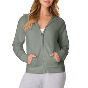 Sudaderas con capucha para mujer, personalizadas, de lujo, extragrandes, con cremallera completa, con tu logotipo, al por mayor. - Product Image 1