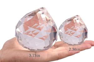Esfera de Cristal Transparente, Prisma Atrapasueños, Esfera Colgante de Cristal para Decoración del Hogar y Feng Shui - Product Image 2