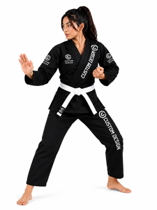 ชุดยูโด BJJ ผ้าฝ้าย 100% ออกแบบโลโก้ได้ตามต้องการ ระบายอากาศได้ดี ซับเหงื่อได้ดี เหมาะสำหรับทุกเพศ ราคาสมเหตุสมผล ขายดี - Product Image 1
