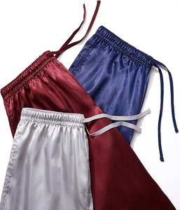 High Quality Elastic and Drawstring Closer Lightweight Classic Fits Straight Satin Trouser for <b>Men</b> - Product Image 4