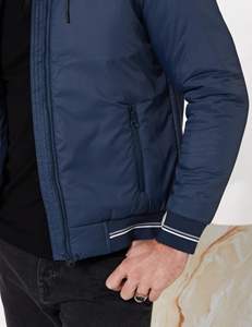 Chaquetas de hombre con diseño de bloques de color a la moda, chaqueta de plumón ligera y cálida para invierno, ropa de calle de moda para hombre. - Product Image 5