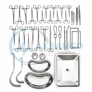 Juego de 38 Instrumentos Quirúrgicos para Apendicectomía y Hernia, Acero Inoxidable, Kit de Cirugía General, Certificado CE, Reutilizable - Product Image 3