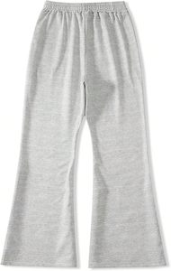 Pantalones Deportivos de Pierna Ancha con Estampado Gráfico para Hombre, Pantalones de Campana con Cordón Ajustable y Rayas - Product Image 5
