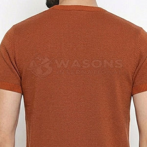 T-shirt en coton à col rond au look élégant, matière en coton respirante, coupe confortable, usage quotidien décontracté - Product Image 5