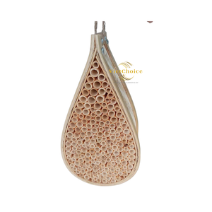 Casa para Abejas de Madera Natural Ecológica a Precio Competitivo, Hecha a Mano, con Marco de Acero Inoxidable Moderno, Recubierta de Cera Impermeable - Product Image 6