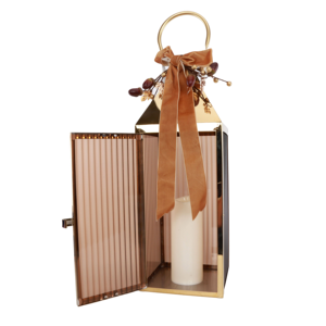 Élégants porte-bougies en métal, lanternes, pots pour décorations d'intérieur, cadeaux de Noël, lampe à bougie - Product Image 3