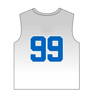 เสื้อพินนี่ลาครอสผู้ชายแบบกลับด้านได้ ไซส์ XXL ผ้าตาข่าย พิมพ์ลายตามสั่ง ราคาถูก สำหรับทีมวิทยาลัย - Product Image 6