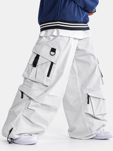 Pantalones de Nieve Unisex de Alta Calidad, Estampados Personalizados, Transpirables e Impermeables, Estilo Baggy Windbreaker Crane para Esquí y Snowboard - Product Image 2