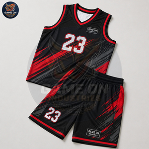 Premium Quality Hand Made Private Lable Fully Customized Made New Arrival Easy To Wear Breathable Lightweight Basketball Uniform - Product Image 2