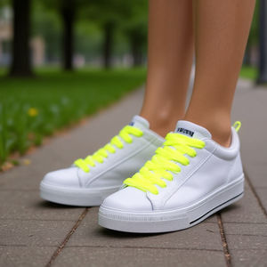 Ilan Shoelace 90Cm Fluorescent Yellow For Sneakers - Product Image 2