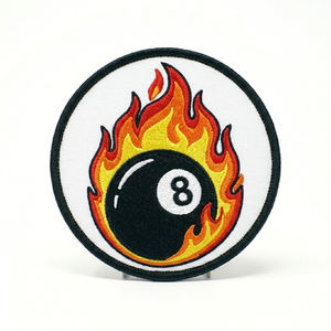 Patch brodé personnalisé motif crème glacée fondante, style Pop Art psychédélique, thermocollant, vente en gros, pour vestes, vêtements et accessoires - Product Image 6