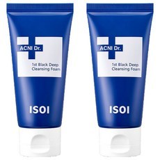 Schiuma detergente profonda Discount Isoi Acne Doctor First Black, 75ml, 2 pezzi - Product Image 1